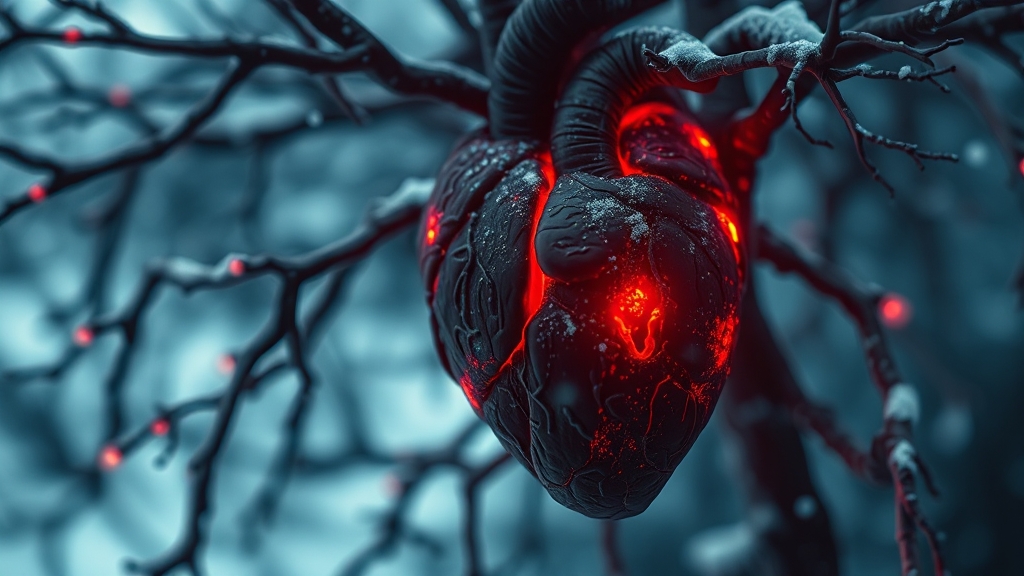 심근경색이란? (realistic 스타일)