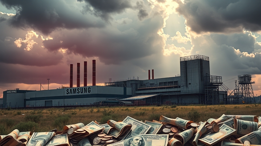 대기업 미국 투자, 불확실성 증가 (realistic 스타일)