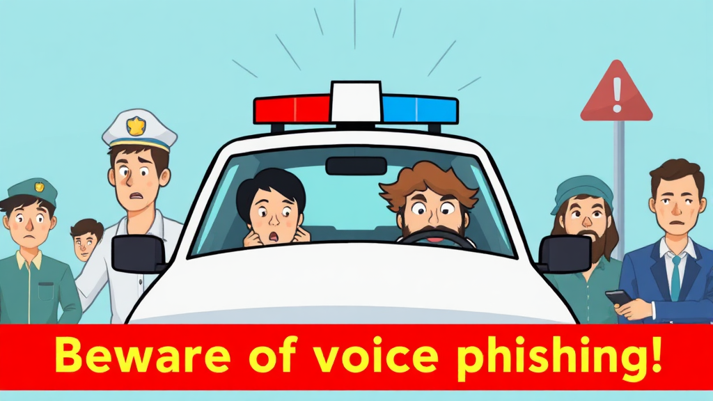 보이스피싱, 어떻게 예방해야 할까? (cartoon 스타일)