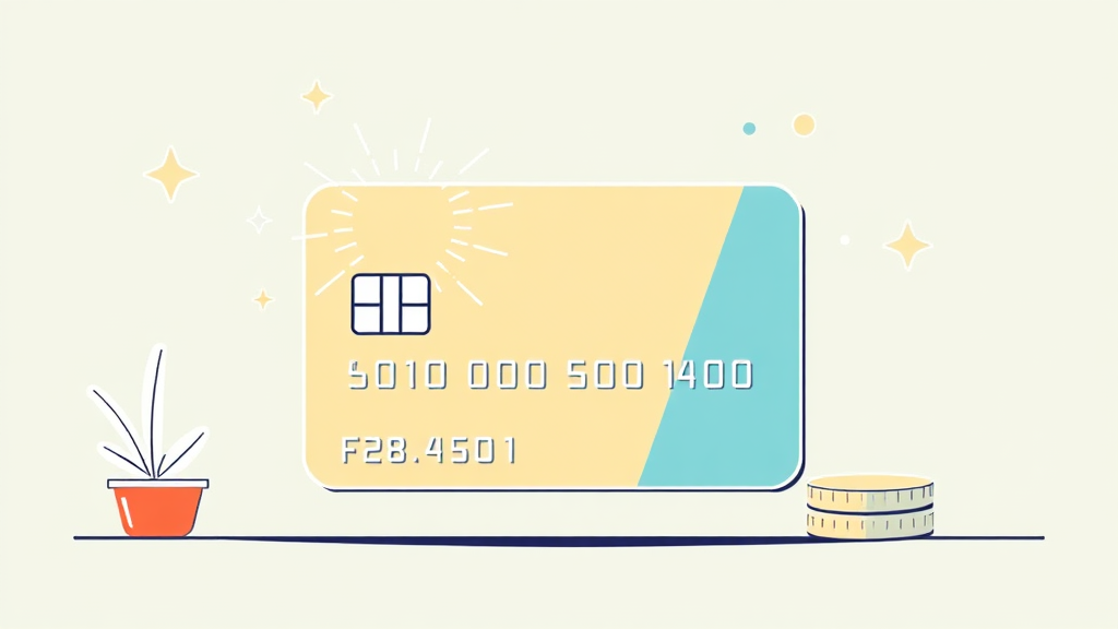 신용카드 활용법: 점수 향상의 지름길 (illustration 스타일)