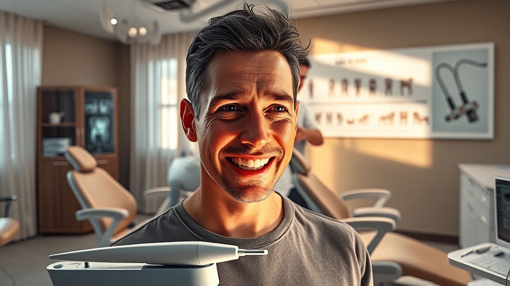 치주 질환 진단 & 치료 (realistic 스타일)