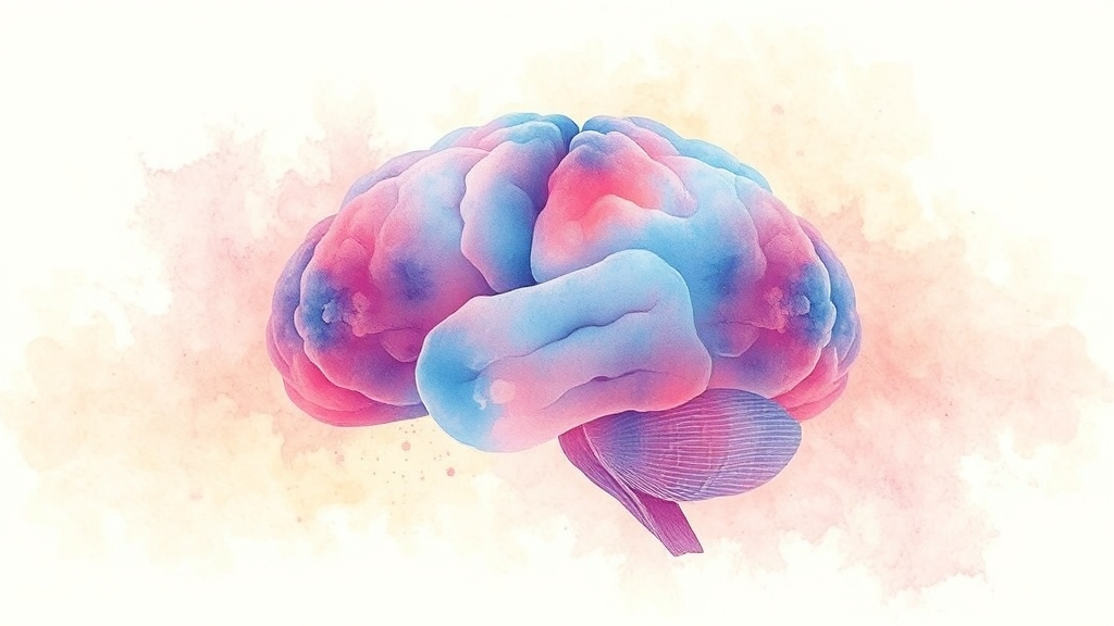 기면증 자가진단 방법 (watercolor 스타일)