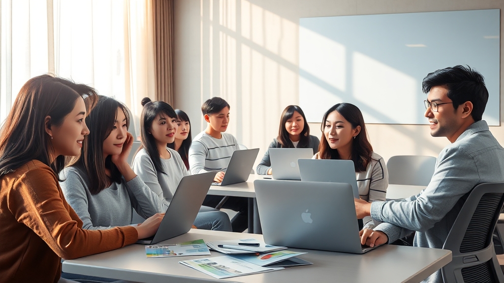 교육기관 선택 방법과 비용 (realistic 스타일)