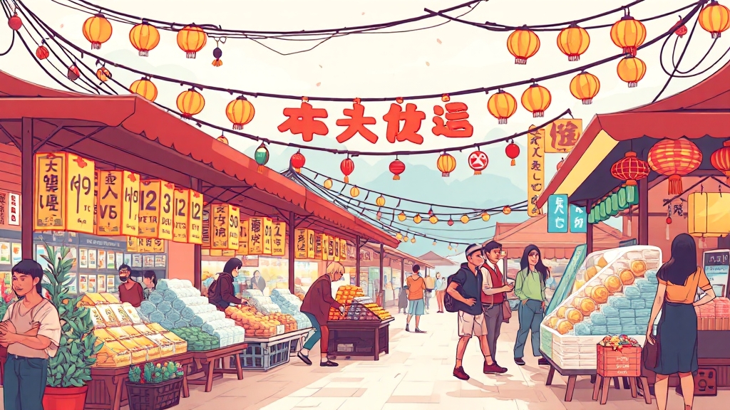 지역 상생을 위한 할인 쿠폰 (illustration 스타일)