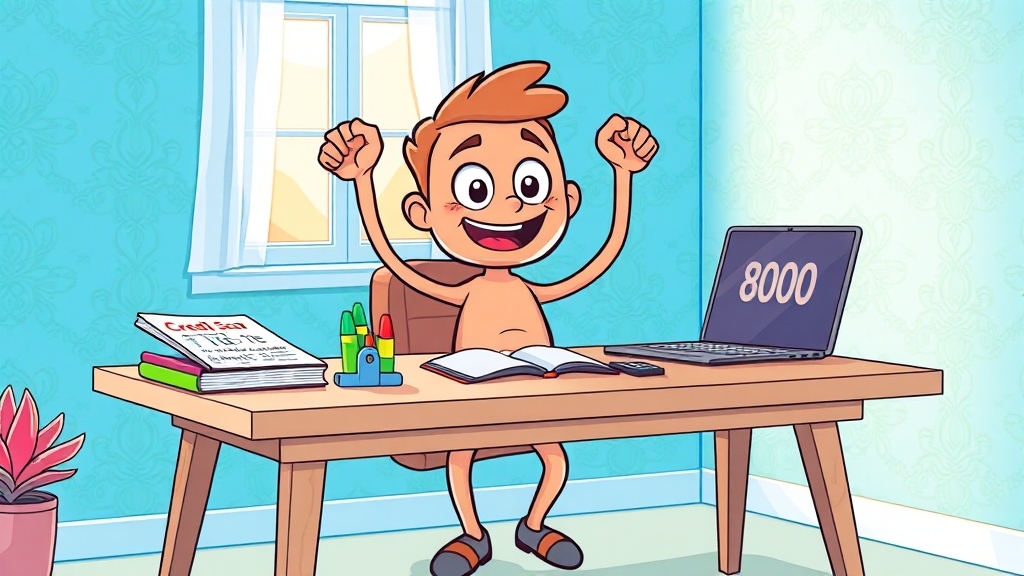 신용 점수 관련 궁금증 해결 (cartoon 스타일) (재시도)