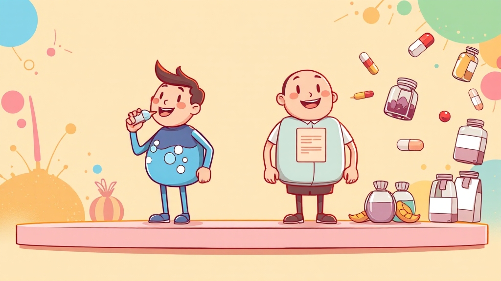 오쏘몰 vs 종근당, 꼼꼼 비교 분석 (cartoon 스타일)