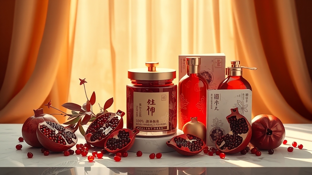 석류 선물세트 선택 가이드 (realistic 스타일)