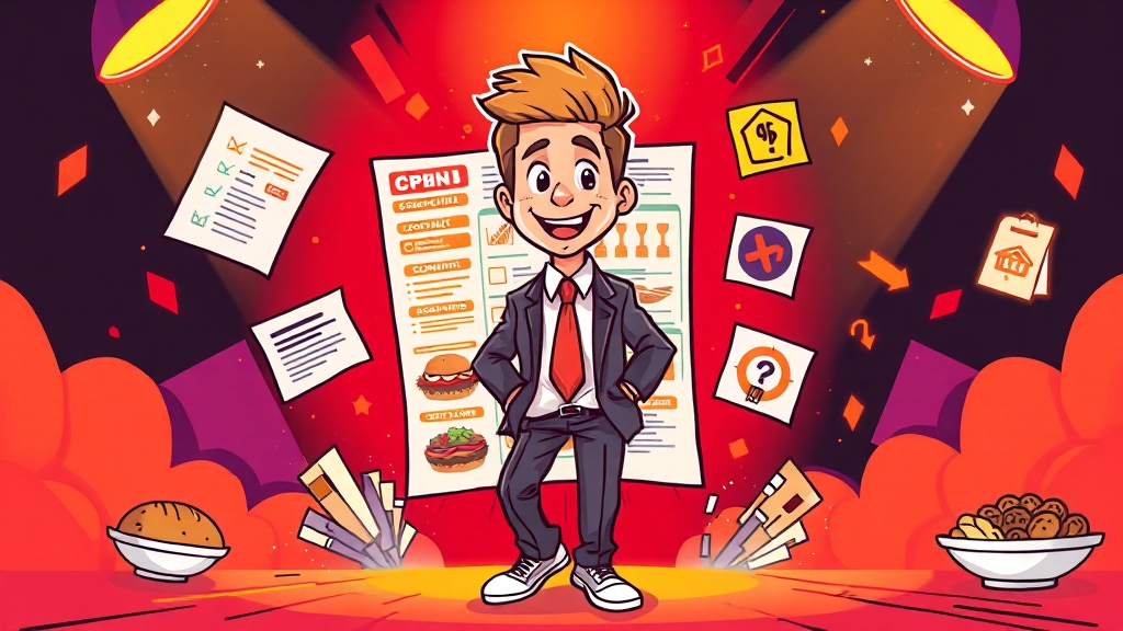 성공적인 입점 실전 조언 (cartoon 스타일)