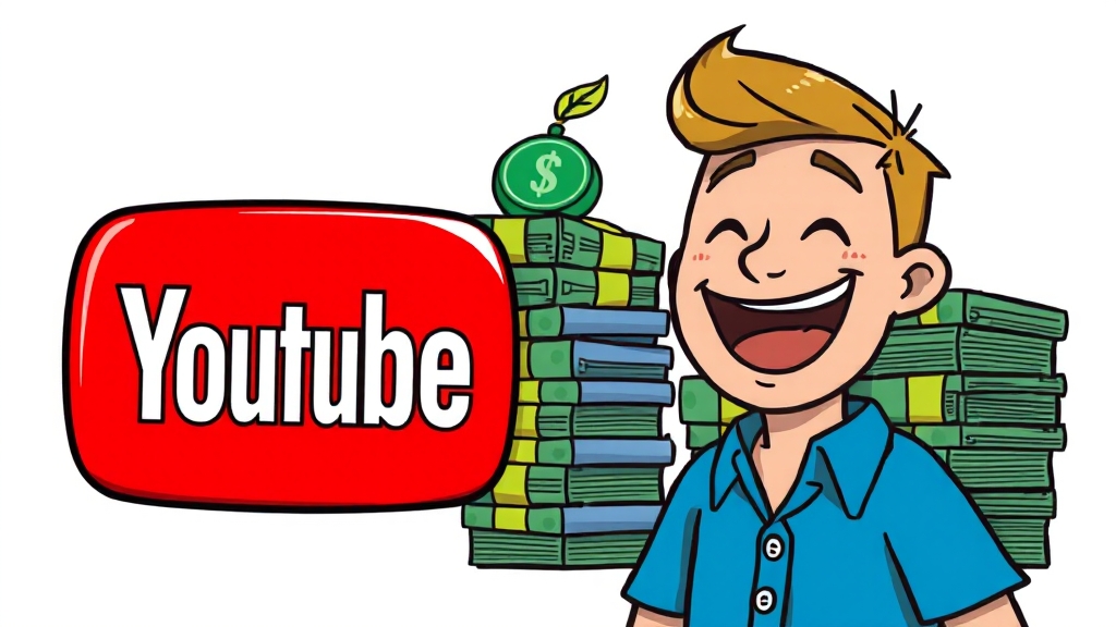 YPP 가입, 유튜브 수익의 시작! (cartoon 스타일)