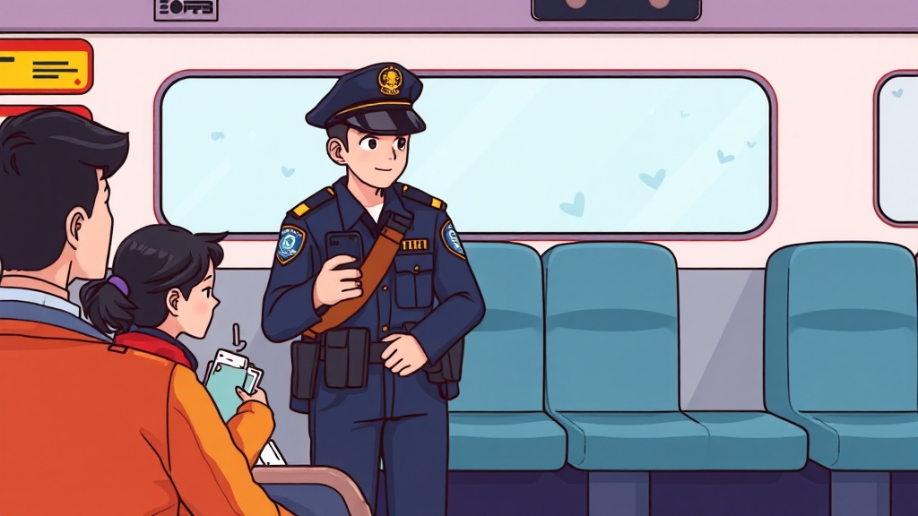 코레일/SRT의 암표 근절 노력 (cartoon 스타일)