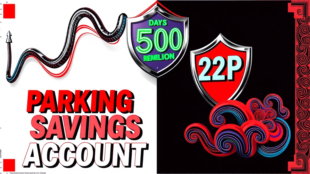 파킹통장 예치 시 주의사항! (popart 스타일)