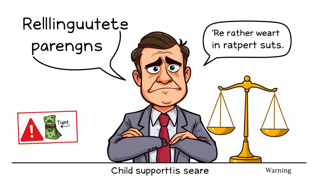 친권 포기 후 양육비 분쟁, 왜 일어날까? (cartoon 스타일)