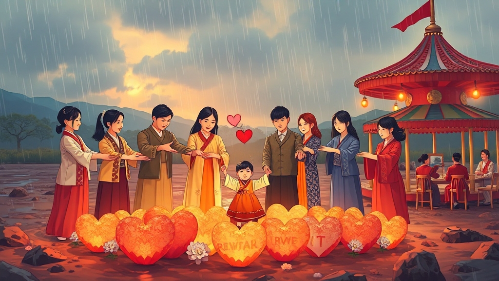 축제 취소 논란 (illustration 스타일)