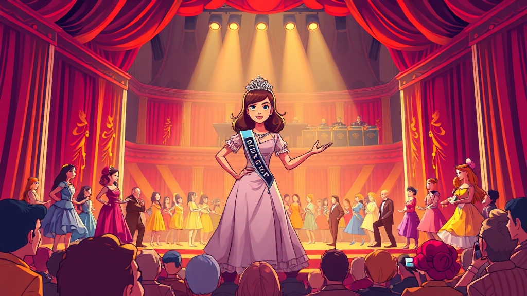 심사 과정 및 경쟁 포인트 (illustration 스타일)