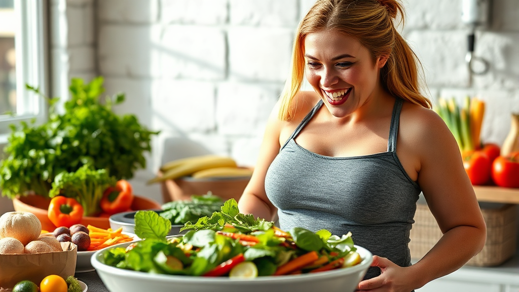 다이어트 식단 관련 궁금증 완벽 해부 (realistic 스타일)