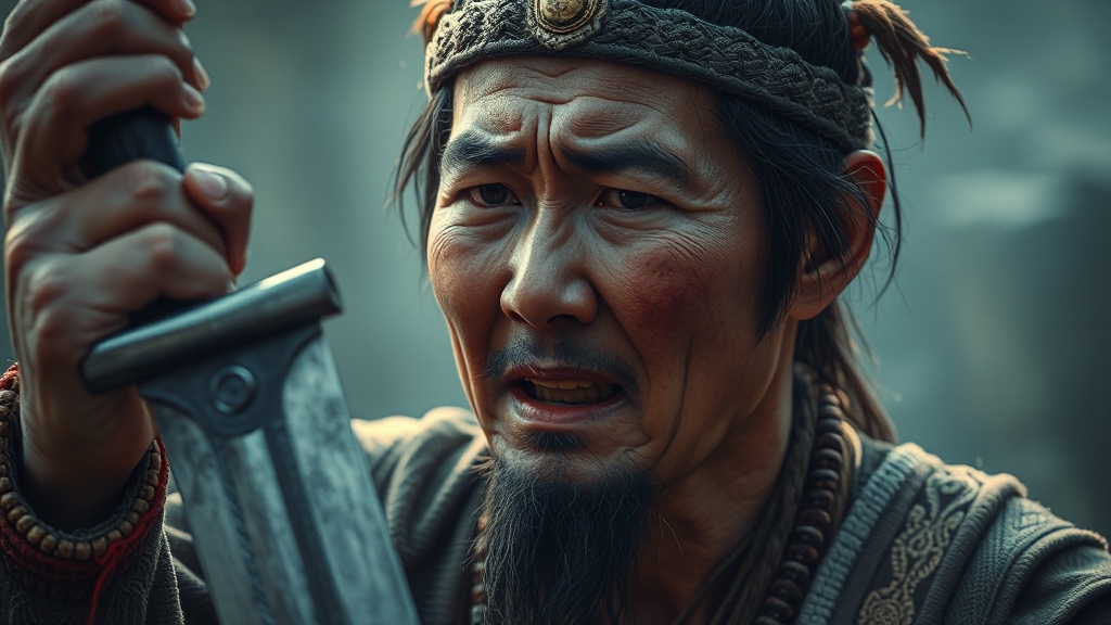 하반신 마비, 그리고 무속인 (realistic 스타일)