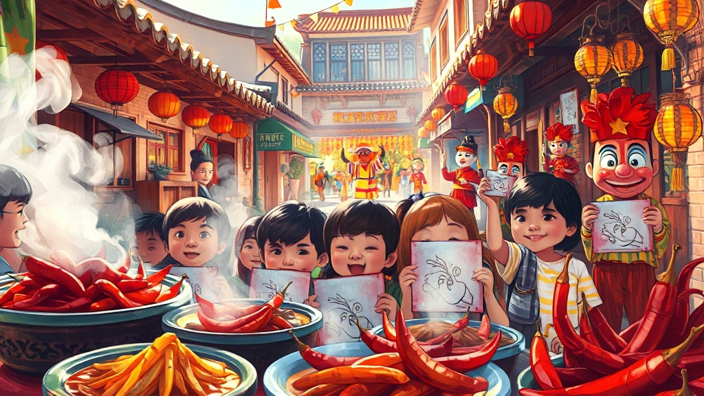 축제, 어떻게 즐길까? (illustration 스타일)