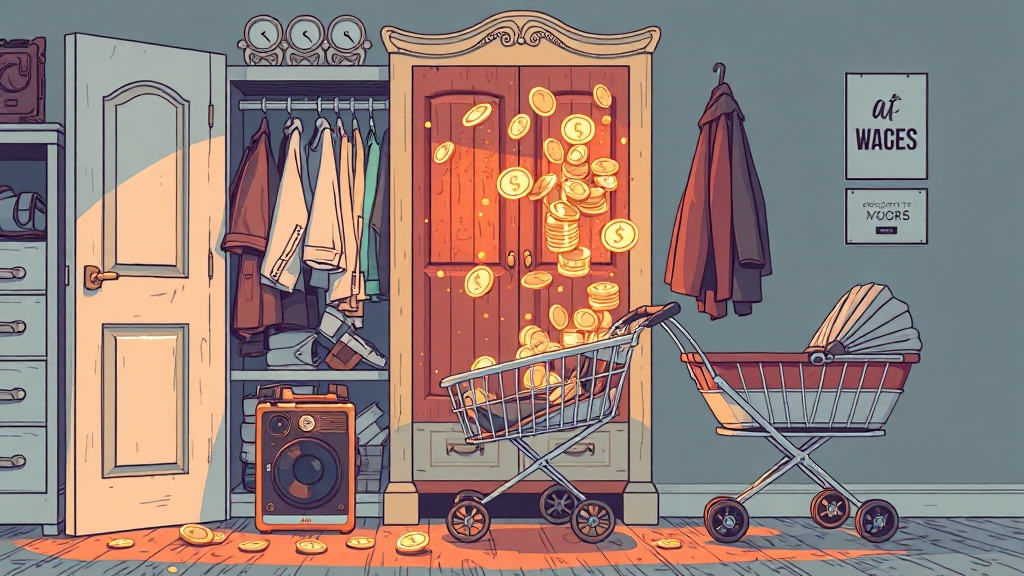 무엇을 팔 수 있을까요? (illustration 스타일)