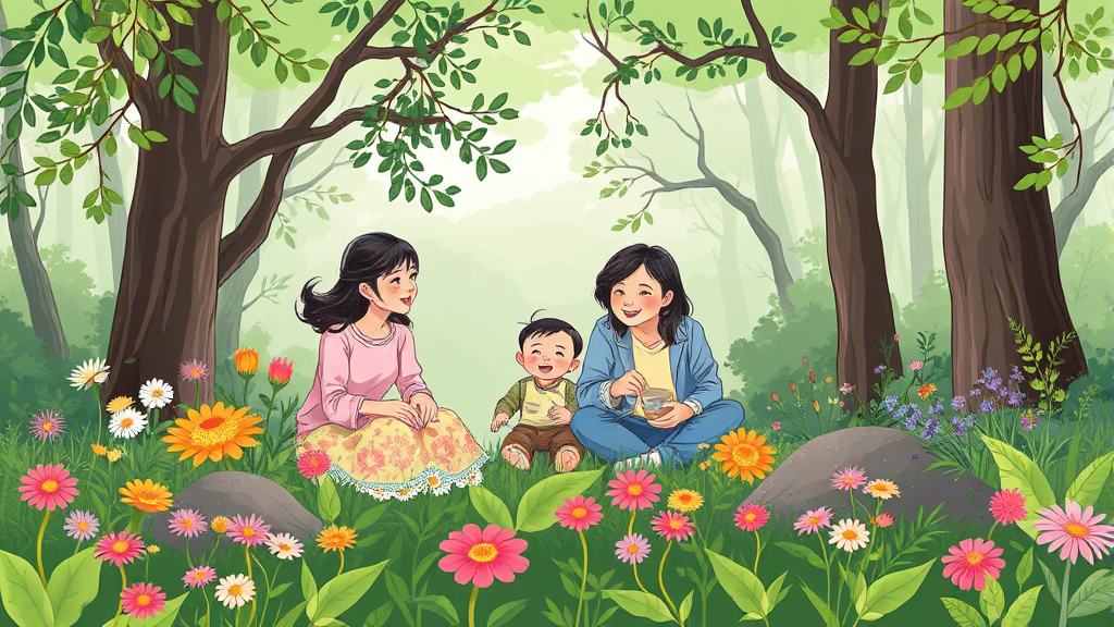 화담숲 이용 요금 및 운영 시간 정보 (illustration 스타일)