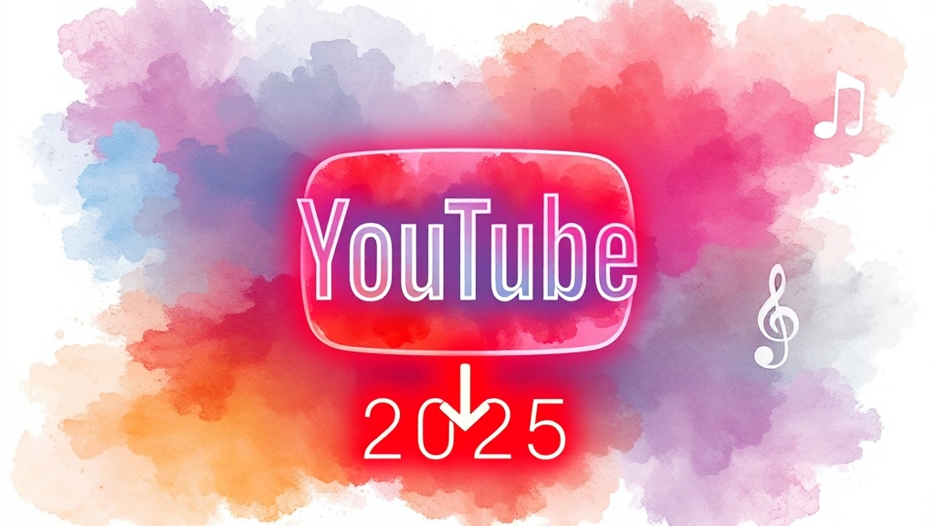 유튜브 음원 추출 사이트 & 프로그램 (watercolor 스타일)