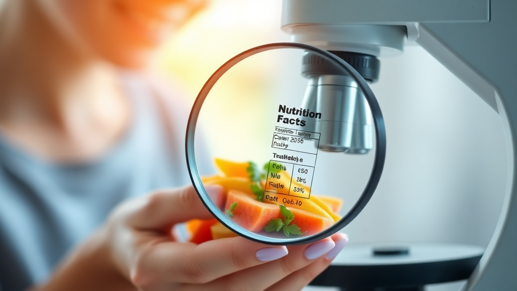 영양성분 제대로 읽는 법 (realistic 스타일)