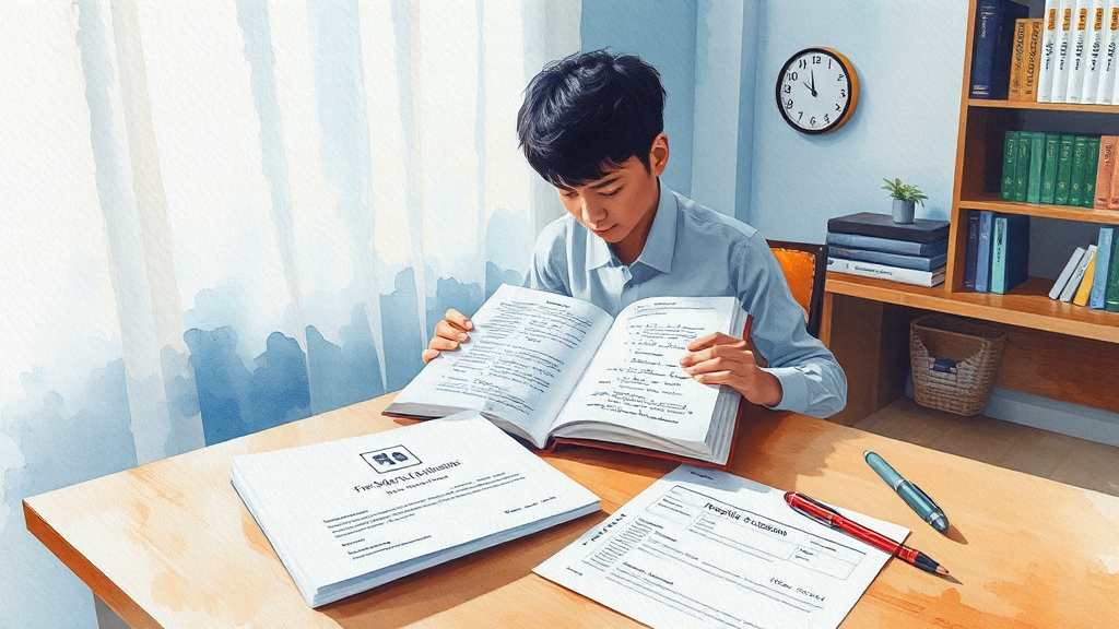 시험일정 및 접수 방법 (watercolor 스타일)