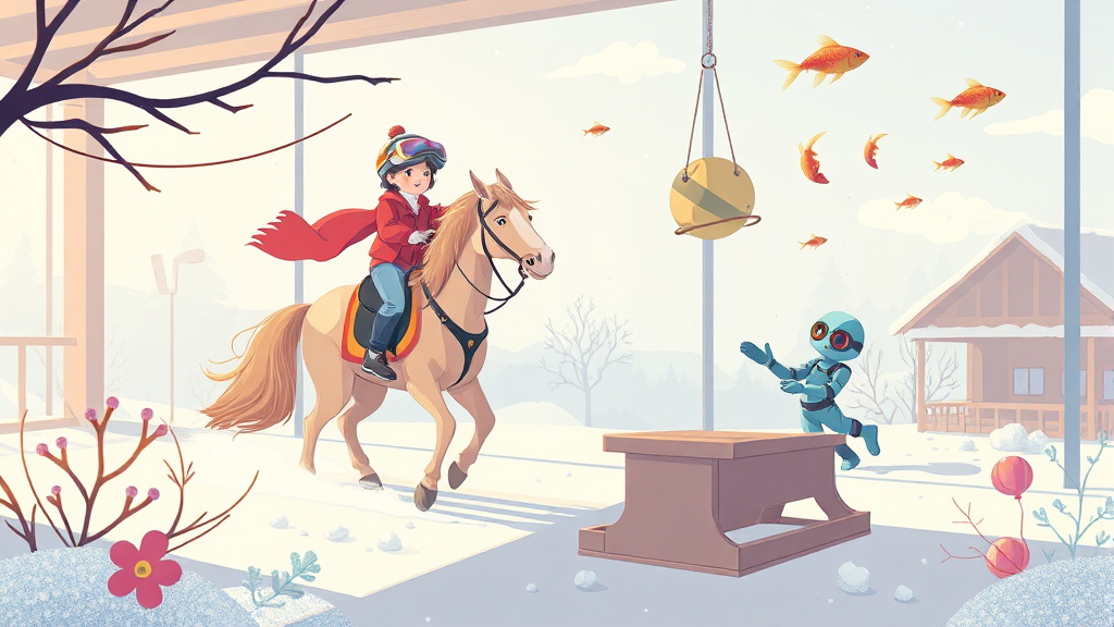 겨울방학 실내 활동 후기 & 꿀팁! (illustration 스타일)