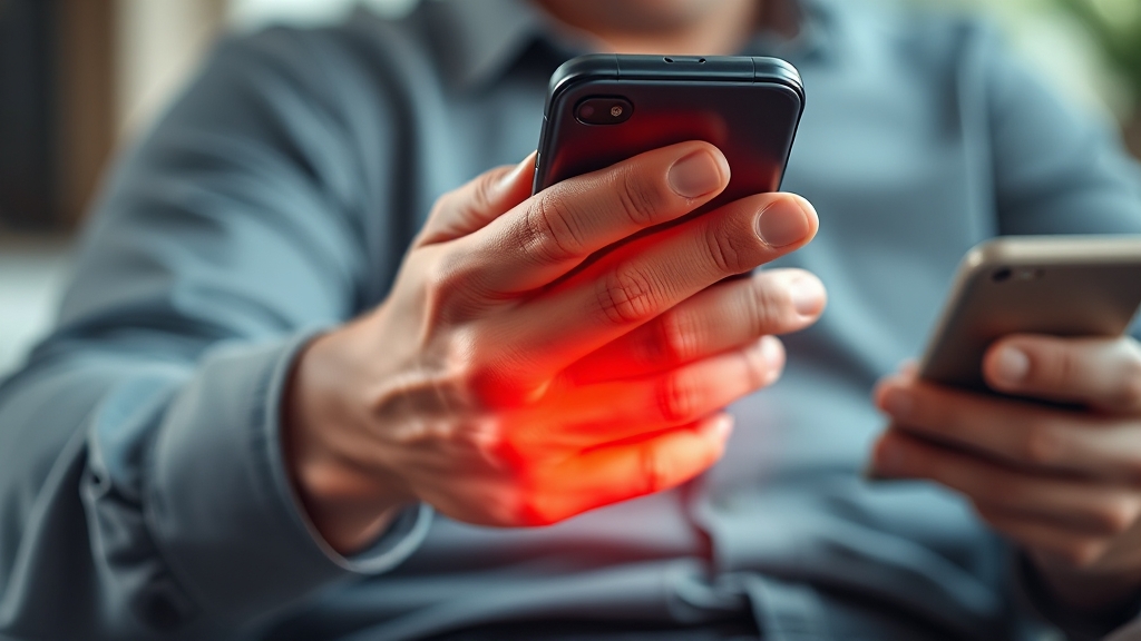 일상 속 통증 원인 (realistic 스타일)