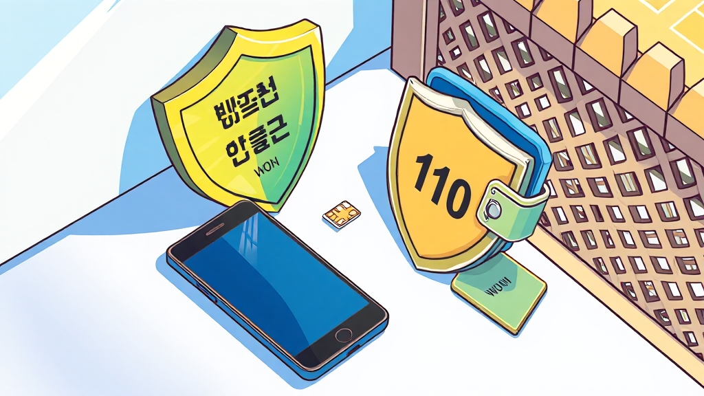 KT 유심 보호, 왜 필요할까? (cartoon 스타일)