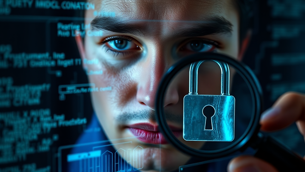 개인정보, 안전하게 지켜주세요! (realistic 스타일)