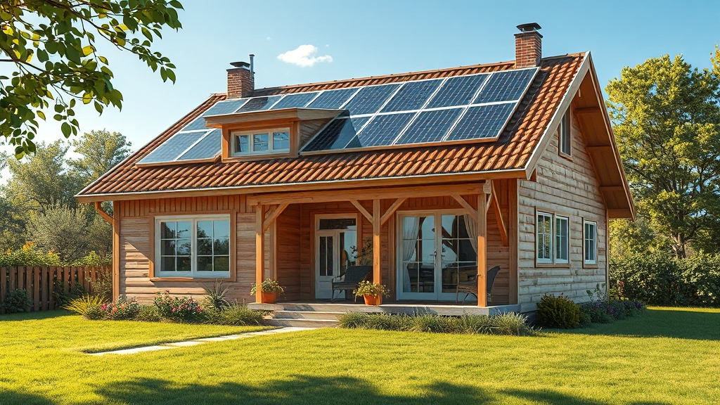 에너지절약형 친환경주택 필요성 (realistic 스타일)