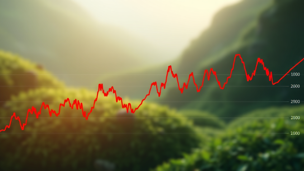 기술적 분석 및 투자 지표 (realistic 스타일)