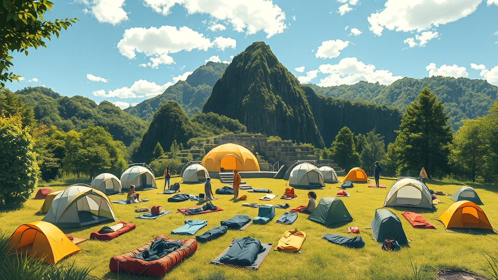 에어쉘터 활용 및 관리 (illustration 스타일)