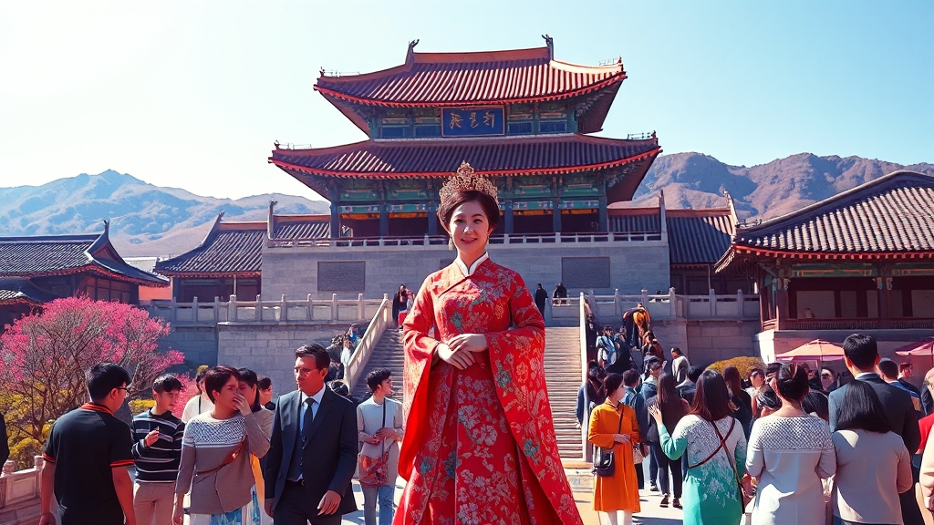 교태전 내부 관람 코스 (popart 스타일)