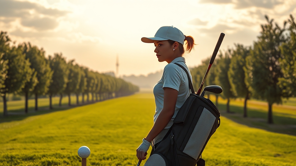 골프 연습 방법: GDR 및 스튜디오 활용 (realistic 스타일)