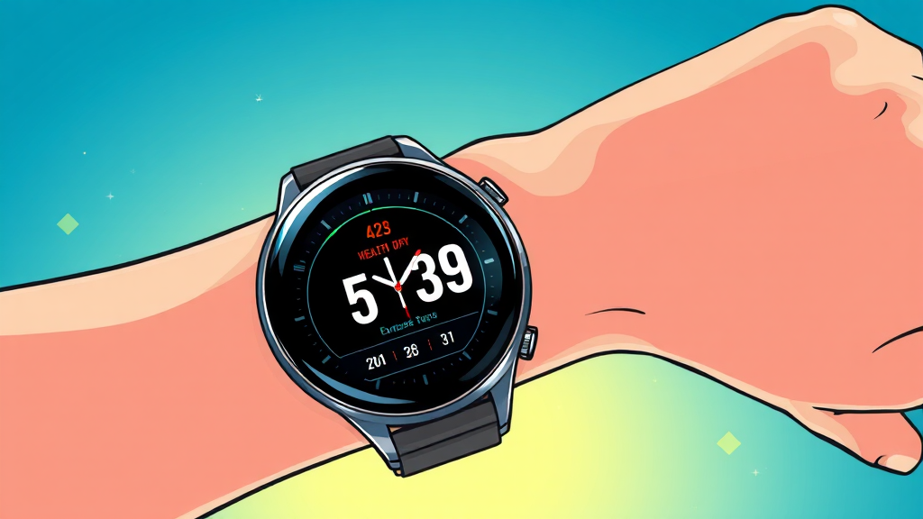 워치7 구매 가이드 및 추천 대상 (cartoon 스타일)