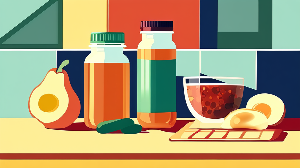 속 편한 하루를 위한 소화제 활용법과 주의사항 (illustration 스타일)