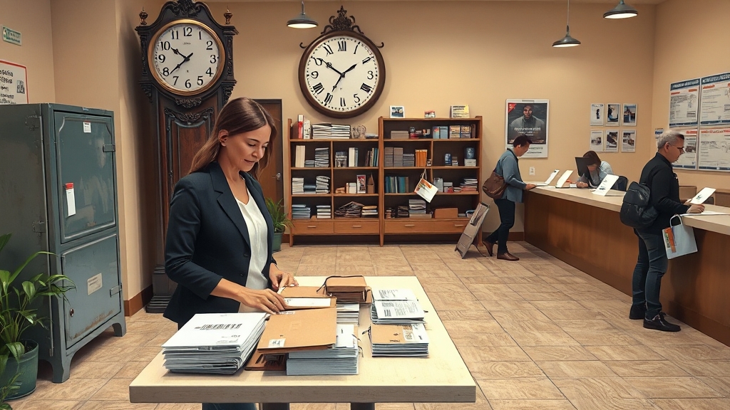 방문수거, 시간 & 운영 일정 체크 (realistic 스타일)