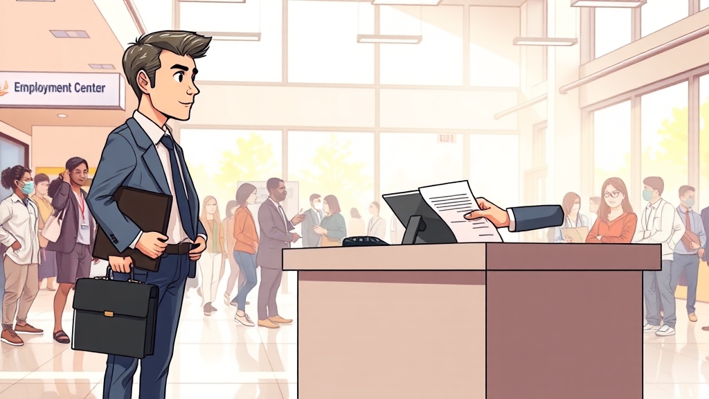 신청 절차 및 서류 (cartoon 스타일)