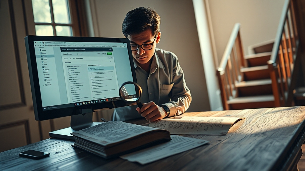 전세사기 예방: 꼼꼼한 확인만이 살길 (realistic 스타일)