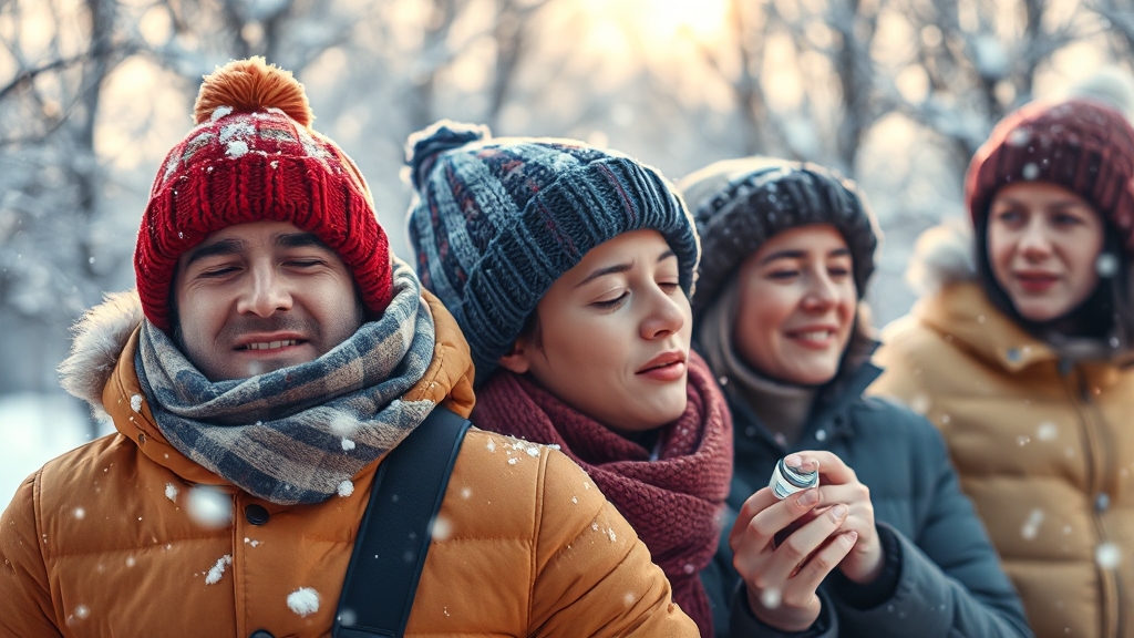 독감, 단순 감기가 아니다! (realistic 스타일)