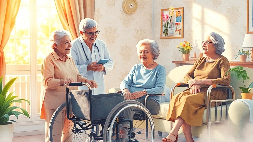 입주 자격 및 조건 (watercolor 스타일)