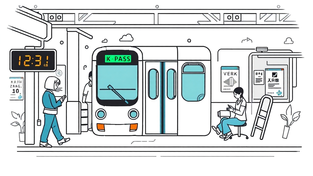 K-패스 관련 자주 묻는 질문 (FAQ) (illustration 스타일)