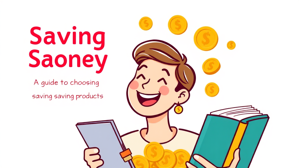 나에게 맞는 저축 상품은? (illustration 스타일)