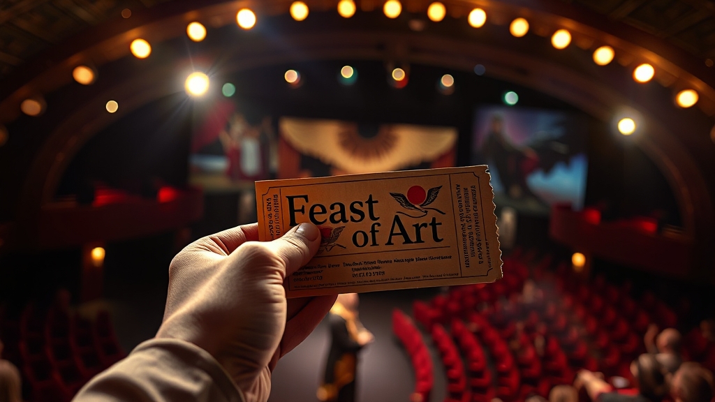 할인 대상 공연 및 전시 (realistic 스타일)