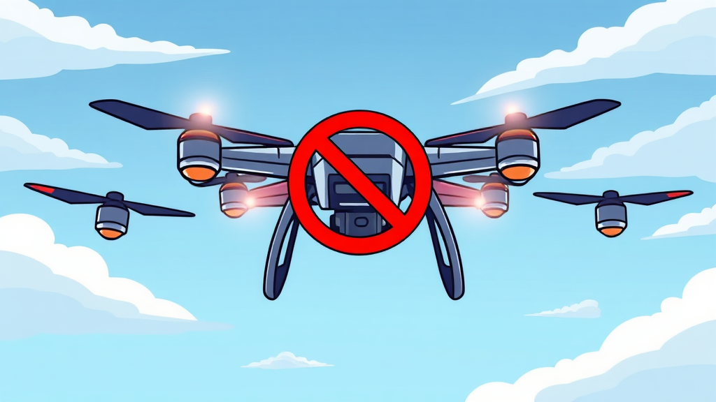 드론 촬영, 관련 법률 숙지 필수 (cartoon 스타일)