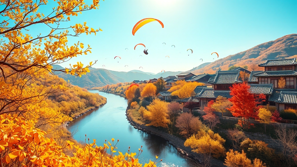 자연 속 힐링 여행 (realistic 스타일)