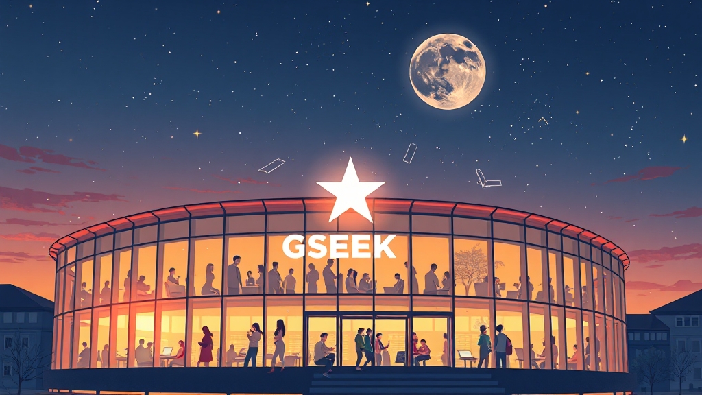 결론: GSEEK과 함께 빛나는 미래를! (illustration 스타일)