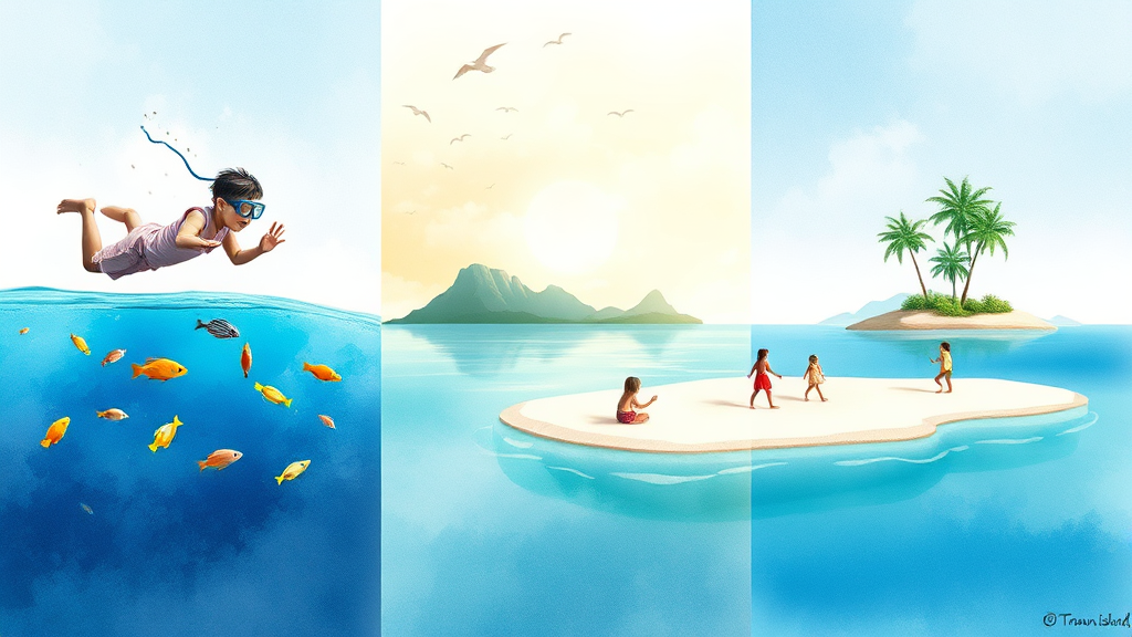 나트랑 호핑투어, 어떤 섬들을 만날까? (watercolor 스타일)