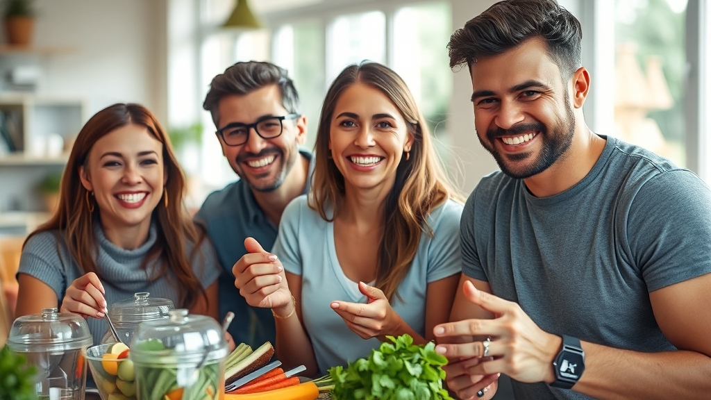 건강한 삶을 위해 (realistic 스타일)